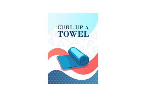 Download Trendy Leaflet Design with Towels. Graph - Leaflet Collection