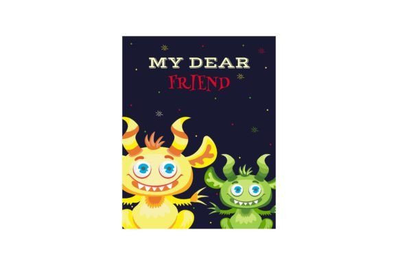 Download Leaflet Design with Friendly Monsters. V - Leaflet Collection