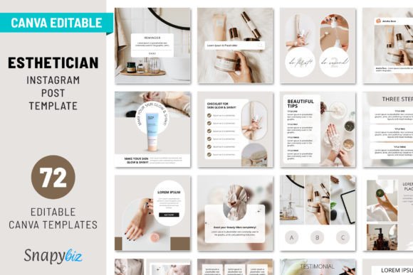 Download Esthetician Instagram Post Template - Post template Collection