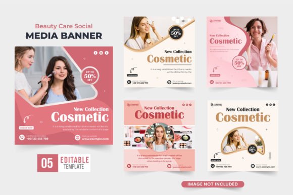 Download Cosmetics Social Media Post Collection - Post collection Collection