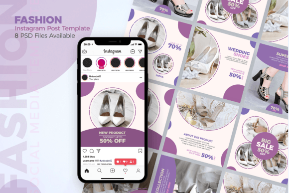 Download Fashion Instagram Post Template - Post template Collection